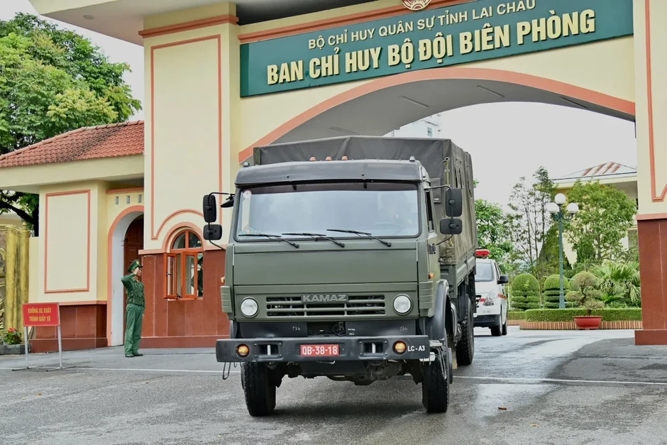 BĐBP Lai Châu điều động lực lượng hỗ trợ khắc phục hậu quả mưa lũ