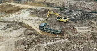 Bên trong đại công trường thi công hồ điều hoà rộng hơn 36 ha