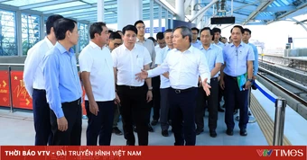 Bí thư Thành ủy Hà Nội kiểm tra vận hành Metro Nhổn - Cầu Giấy và tiến độ ga ngầm S12