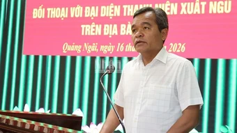 Bí thư Tỉnh ủy Quảng Ngãi đối thoại với đại diện thanh niên xuất ngũ