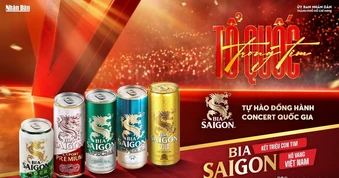 Bia Saigon đồng hành cùng "Concert Quốc gia: Tổ quốc trong tim 2026" trước thềm Quốc khánh 2/9