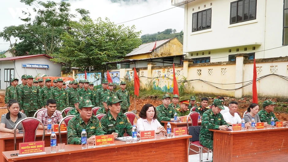 Biên phòng Cao Bằng hỗ trợ xây dựng điểm trường vùng biên Biên phòng Cao Bằng hỗ trợ xây dựng điểm trường vùng biên