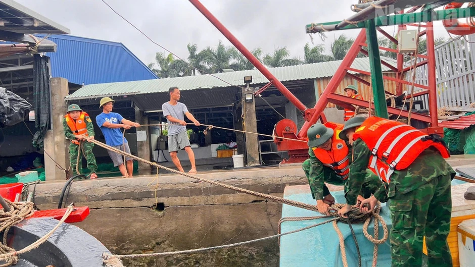 Biên phòng Hải Phòng nỗ lực chủ động phòng, chống bão số 4 Biên phòng Hải Phòng nỗ lực chủ động phòng, chống bão số 4