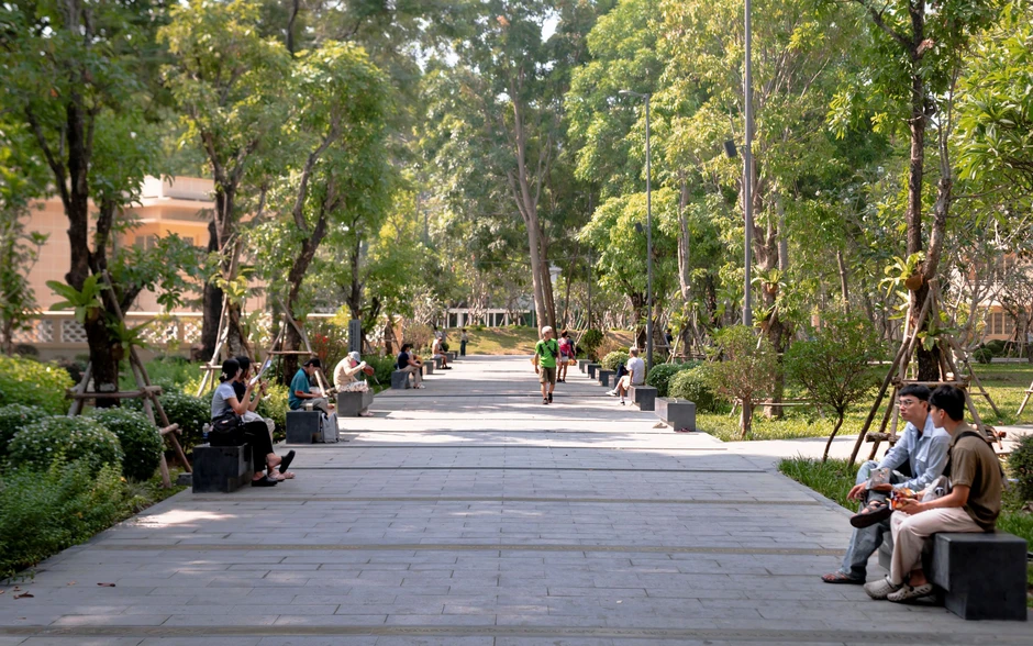 Biến "đất vàng" thành không gian xanh Biến "đất vàng" thành không gian xanh