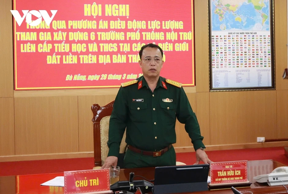 Bộ CHQS Đà Nẵng điều động 6 đội xây dựng 6 trường phổ thông nội trú biên giới Bộ CHQS Đà Nẵng điều động 6 đội xây dựng 6 trường phổ thông nội trú biên giới