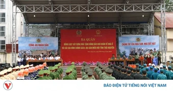 Bộ Công an ra quân xây dựng nhà tặng đồng bào khó khăn tại Thái Nguyên