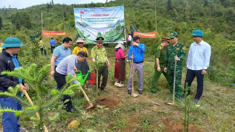 Bộ đội Biên phòng phát động chương trình trồng cây ‘Vành đai biên giới xanh’