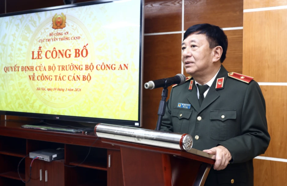 Bổ nhiệm Đại tá Nguyễn Thị Thu Hằng giữ chức Phó Cục trưởng Cục Truyền thông Công an nhân dân
