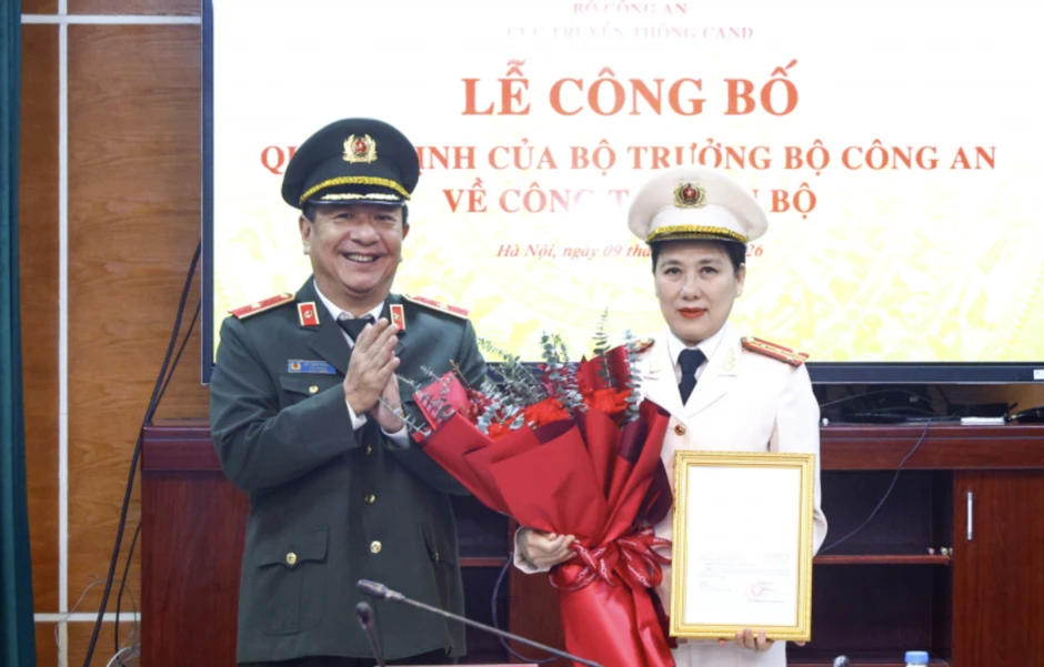 Bổ nhiệm Đại tá Nguyễn Thị Thu Hằng giữ chức Phó Cục trưởng Cục Truyền thông Công an nhân dân
