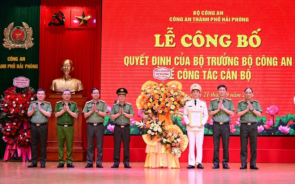 Bổ nhiệm Phó Giám đốc công an Hải Phòng