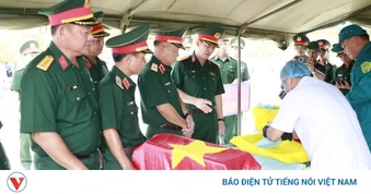 Bộ Tư lệnh Quân khu 5 thăm, động viên lực lượng quy tập hài cốt liệt sĩ