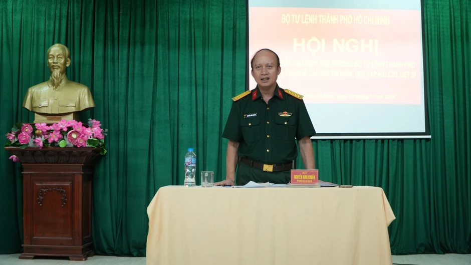 Bộ Tư lệnh Thành phố Hồ Chí Minh tổ chức đối thoại với lực lượng tìm kiếm hài cốt liệt sĩ Bộ Tư lệnh Thành phố Hồ Chí Minh tổ chức đối thoại với lực lượng tìm kiếm hài cốt liệt sĩ