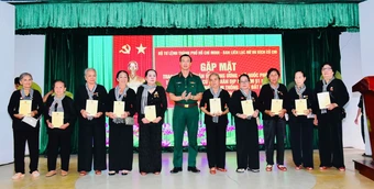 Bộ Tư lệnh TP Hồ Chí Minh tri ân nữ du kích Củ Chi
