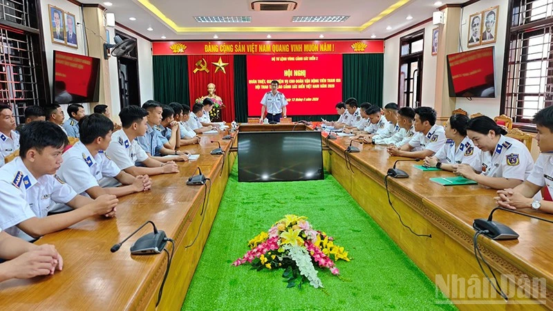 Bộ tư lệnh Vùng Cảnh sát biển 2 giao nhiệm vụ cho Đoàn vận động viên tham gia Hội thao Thể thao Cảnh sát biển năm 2026 Bộ tư lệnh Vùng Cảnh sát biển 2 giao nhiệm vụ cho Đoàn vận động viên tham gia Hội thao Thể thao Cảnh sát biển năm 2026