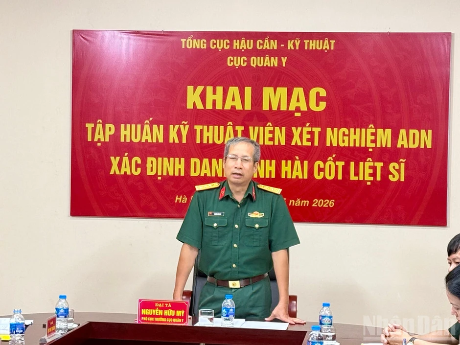 Bồi dưỡng, nâng cao năng lực chuyên môn cho kỹ thuật viên xét nghiệm ADN xác định danh tính hài cốt liệt sĩ