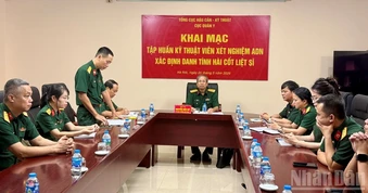 Bồi dưỡng, nâng cao năng lực chuyên môn cho kỹ thuật viên xét nghiệm ADN xác định danh tính hài cốt liệt sĩ