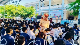 Cà Mau gieo mầm văn hóa giao thông từ học đường