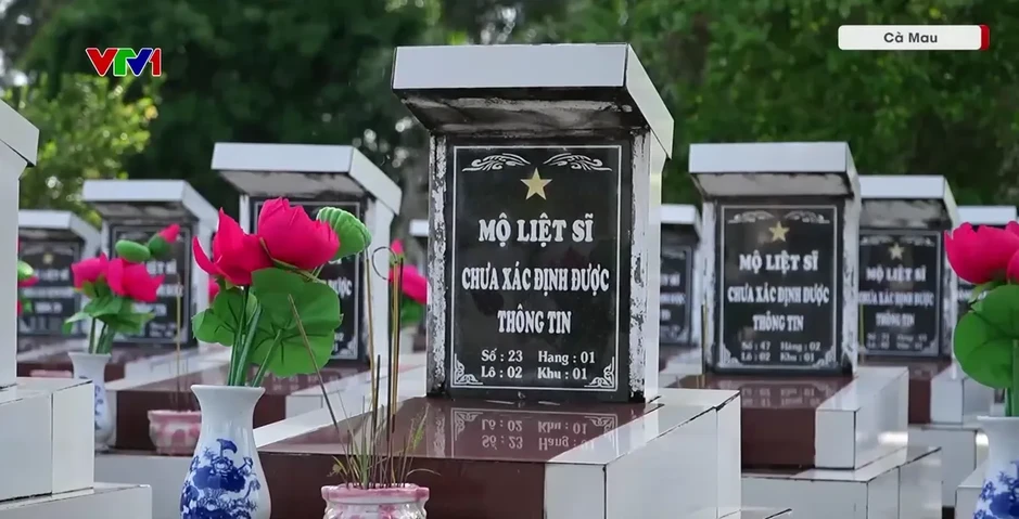 Cà Mau: Lấy mẫu ADN hơn 260 phần mộ liệt sĩ chưa xác định danh tính Cà Mau: Lấy mẫu ADN hơn 260 phần mộ liệt sĩ chưa xác định danh tính