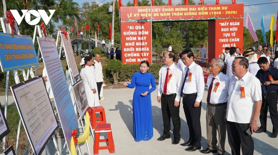 Cà Mau tổ chức trọng thể lễ kỷ niệm 80 năm Trận Giồng Bốm Cà Mau tổ chức trọng thể lễ kỷ niệm 80 năm Trận Giồng Bốm