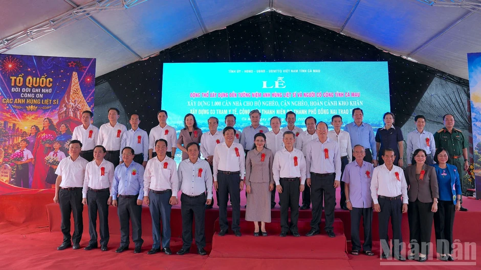 Cà Mau triển khai chuỗi công trình ý nghĩa về lịch sử và an sinh xã hội Cà Mau triển khai chuỗi công trình ý nghĩa về lịch sử và an sinh xã hội