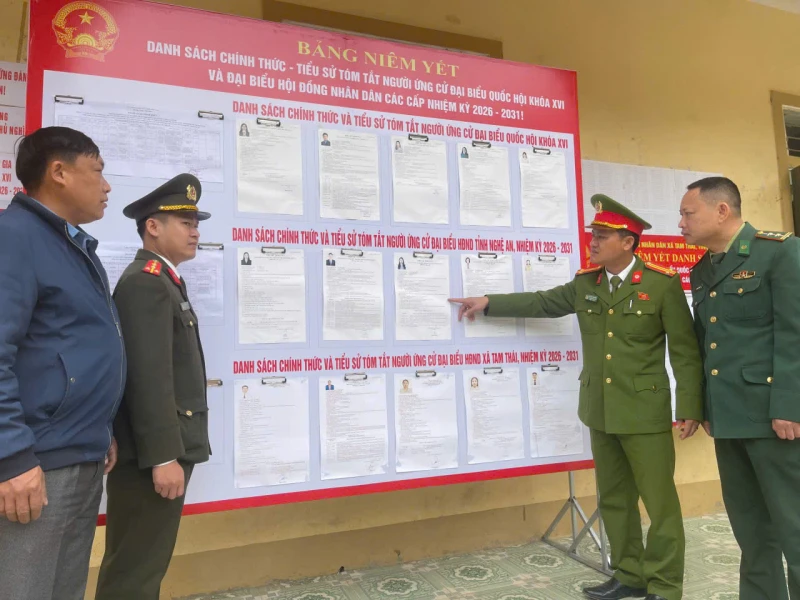 Các xã biên giới rẻo cao Nghệ An sẵn sàng ngày bầu cử sớm Các xã biên giới rẻo cao Nghệ An sẵn sàng ngày bầu cử sớm
