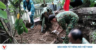 Cảm động đôi giày vải quân nhu tìm thấy trong hài cốt liệt sĩ ở Quảng Ngãi