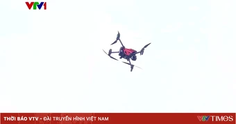 Cận cảnh thiết bị bay không người lái giám sát trật tự đô thị tại Hà Nội