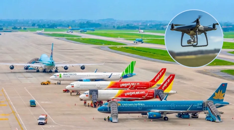 Cần chế tài xử lý nghiêm hành vi sử dụng thiết bị bay không người lái đe dọa an toàn bay Cần chế tài xử lý nghiêm hành vi sử dụng thiết bị bay không người lái đe dọa an toàn bay