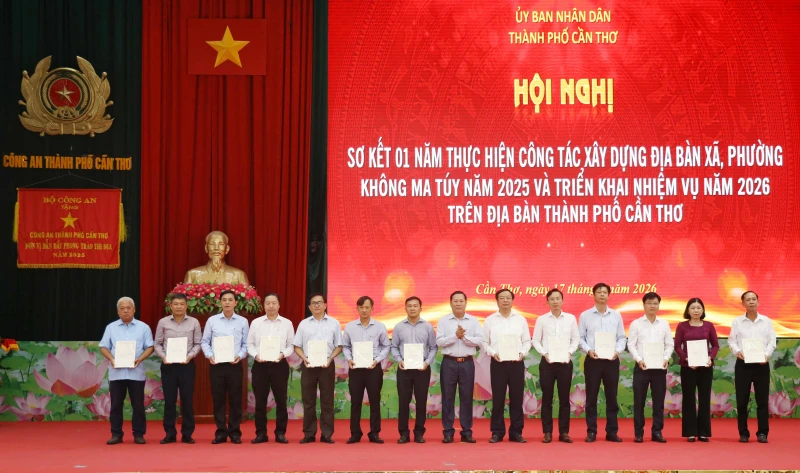 Cần Thơ: 25 địa phương đạt xã, phường không ma túy