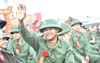 Cần Thơ, An Giang tổ chức Lễ giao nhận quân năm 2026