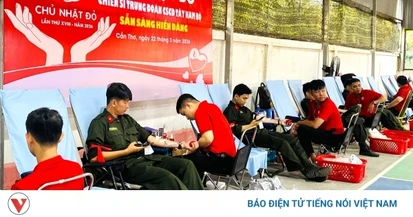 Cần Thơ tiếp nhận gần 680 đơn vị máu trong ngày “Chủ nhật đỏ”
