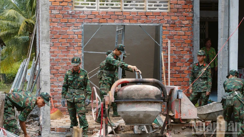 Cần Thơ xây mới, sửa chữa 123 căn nhà cho người có công Cần Thơ xây mới, sửa chữa 123 căn nhà cho người có công