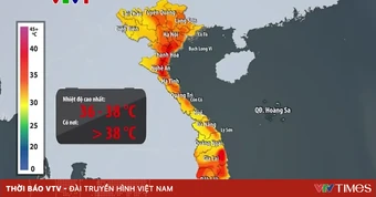 Cảnh báo nắng nóng diện rộng tiếp diễn, đề phòng dông sét nguy hiểm vào chiều tối
