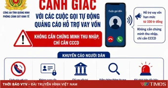 Cảnh giác cuộc gọi quảng cáo hỗ trợ vay vốn chỉ cần Căn cước công dân