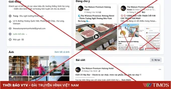 Cảnh giác fanpage giả mạo khách sạn, lừa chuyển tiền đặt cọc