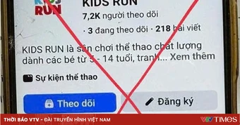 Cảnh giác thủ đoạn lừa đảo đăng ký giải chạy dành cho trẻ em