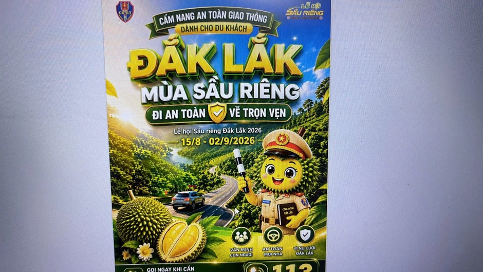 Cảnh sát giao thông đồng hành cùng Lễ hội Sầu riêng Đắk Lắk năm 2026 Cảnh sát giao thông đồng hành cùng Lễ hội Sầu riêng Đắk Lắk năm 2026