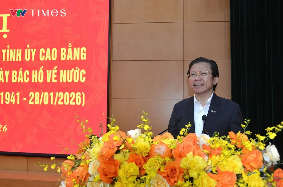 Cao Bằng tổ chức sơ kết chuỗi hoạt động kỷ niệm 85 năm ngày Bác Hồ về nước Cao Bằng tổ chức sơ kết chuỗi hoạt động kỷ niệm 85 năm ngày Bác Hồ về nước