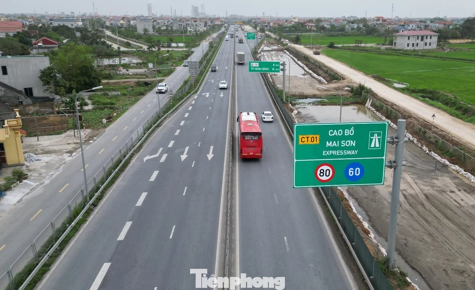 Cao tốc Cao Bồ - Mai Sơn nhiều đoạn hạ tốc độ xuống 50 km/h