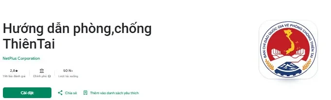Cập nhật tin bão lũ và kỹ năng ứng phó trên ứng dụng “Hướng dẫn phòng, chống thiên tai” Cập nhật tin bão lũ và kỹ năng ứng phó trên ứng dụng “Hướng dẫn phòng, chống thiên tai”