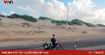 Chàng trai 18 tuổi đạp xe xuyên Việt, đi hơn 1.800 km trong 14 ngày