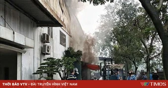 Cháy công ty cơ khí trong khu công nghiệp Đại Đồng - Hoàn Sơn (Bắc Ninh)