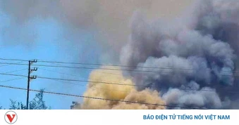 Cháy cửa hàng tạp hóa kết hợp nhà ở tại Nghệ An, nhiều tài sản bị thiêu rụi