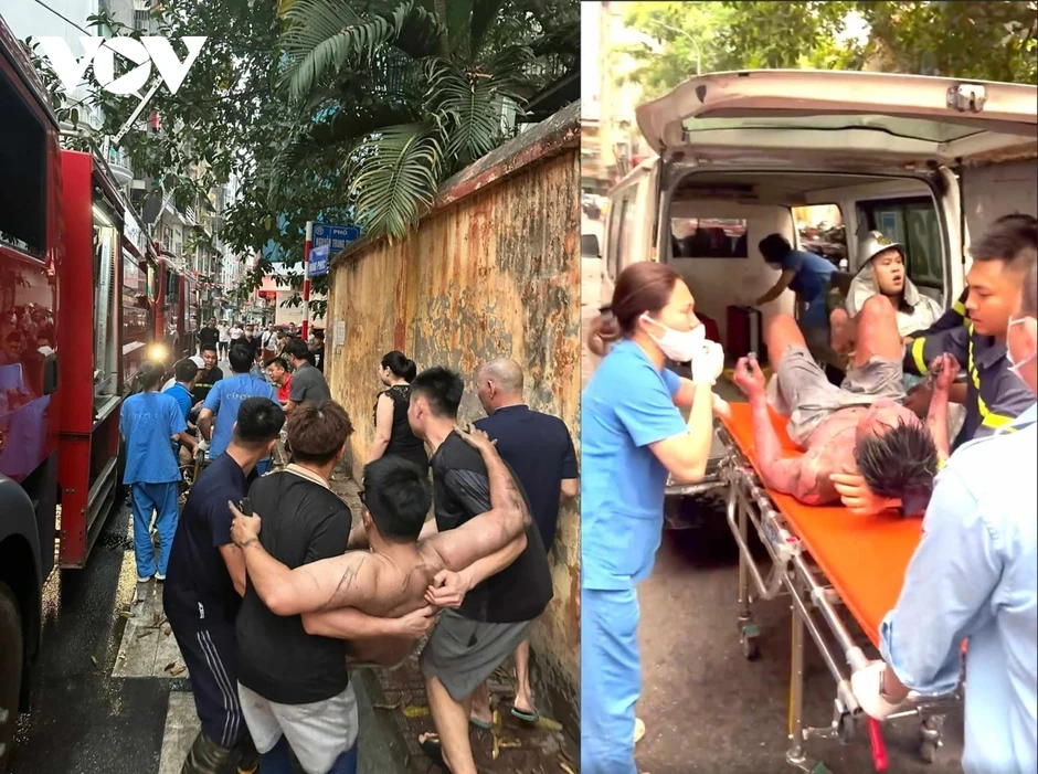 Cháy nhà 4 tầng trong ngõ sâu tại Ba Đình, một người được cứu kịp thời Cháy nhà 4 tầng trong ngõ sâu tại Ba Đình, một người được cứu kịp thời
