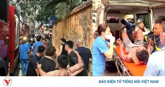 Cháy nhà 4 tầng trong ngõ sâu tại Ba Đình, một người được cứu kịp thời