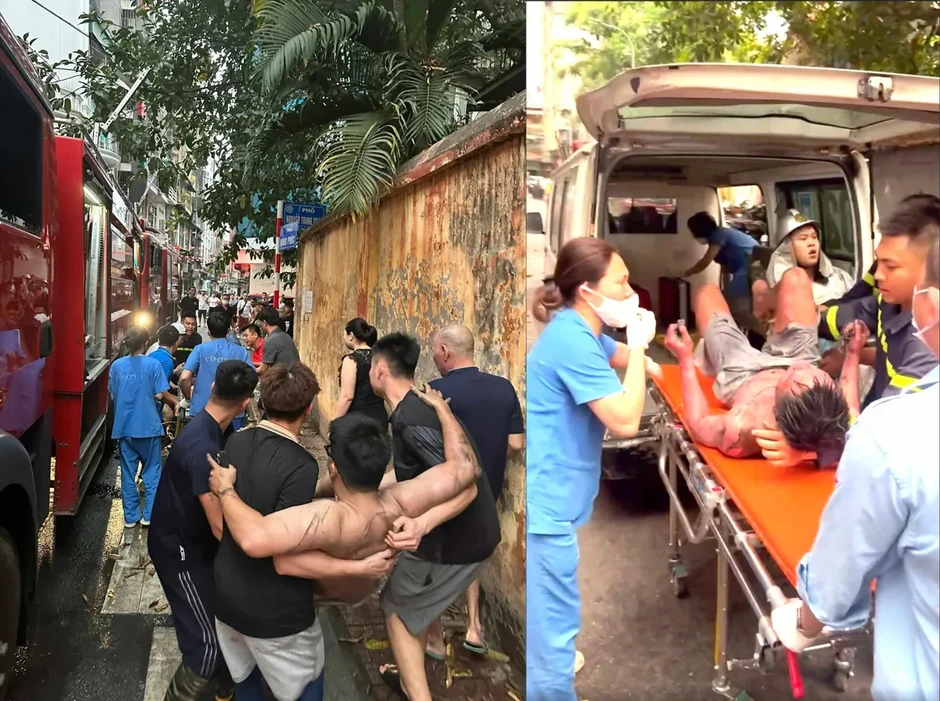 Cháy nhà dân 4 tầng tại phường Ba Đình (Hà Nội) Cháy nhà dân 4 tầng tại phường Ba Đình (Hà Nội)