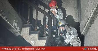 Cháy nhà dân tại Tương Mai (Hà Nội), 2 người thoát nạn