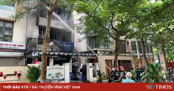 Cháy nhà liền kề tại khu đô thị mới Phùng Khoang (Hà Nội)