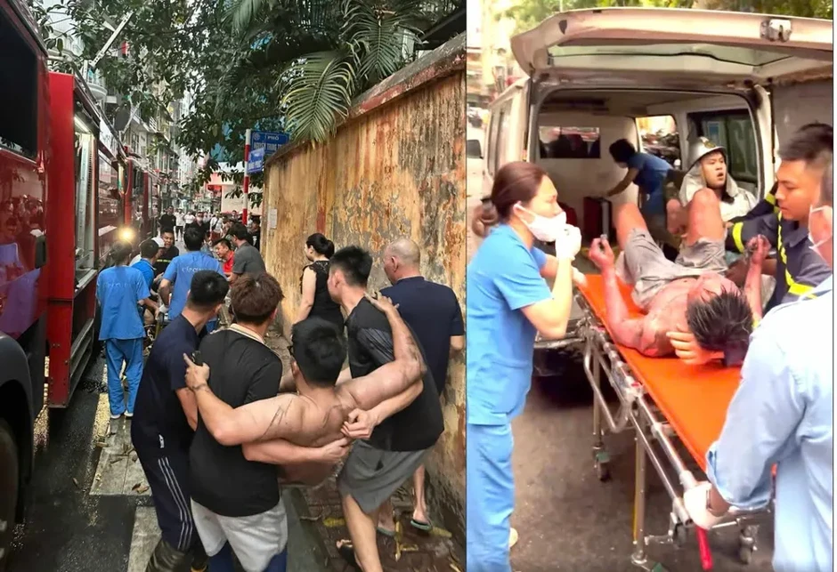Cháy nhà trong ngõ sâu ở Ba Đình, 3 người thoát nạn Cháy nhà trong ngõ sâu ở Ba Đình, 3 người thoát nạn