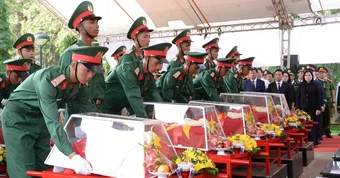 'Chiến dịch 500 ngày đêm' đưa các liệt sĩ trở về: Đã tìm kiếm, quy tập được 1.109 hài cốt liệt sĩ